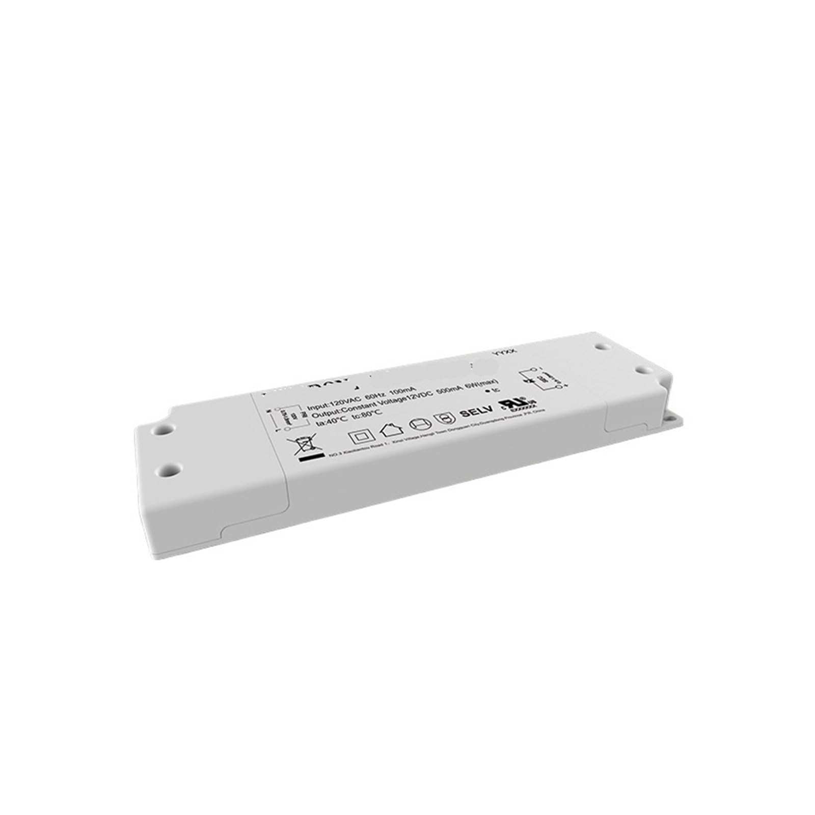 Alimentation tension constante mince 6W24V résout clignotement miroir