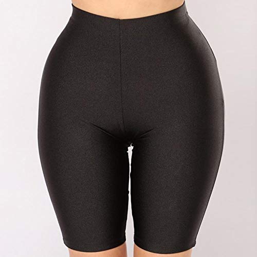YGK Ropa de Mujer, Pantalones Ajustados, Ropa de Mujer, Cintura Fluorescente Mujeres de Ocio Negro Negro (M