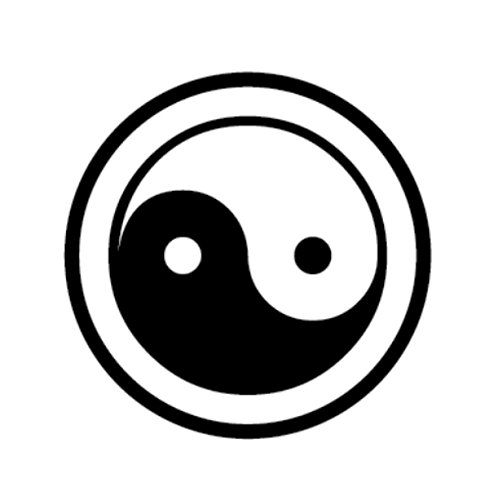 Ying Yang - Timbro per pallina da golf