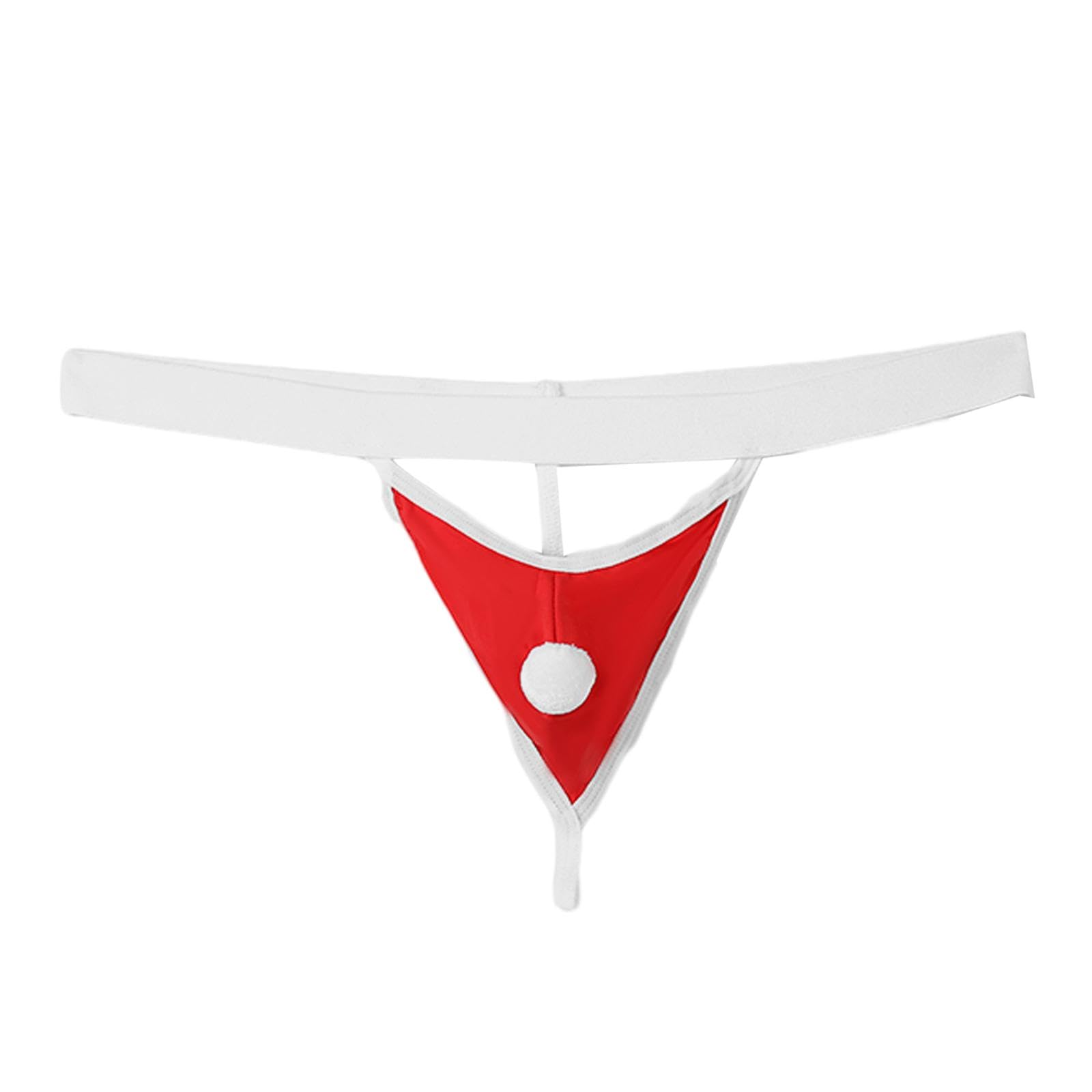 Man's Thongs Soft Underpants Christmas Underwear | Clothing Shoes & Accessories | Mens Clothing | Underwear | 1 Thongs Red-image-45