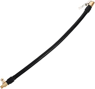 ULTECHNOVO Tubo De Extensão Da Bomba De Ar Para Pneu De Carro Bomba De Ar Para Inflador De Pneu De Carro Adaptador De Mangueira Para Inflador Inflável Mangueira De Bomba De Borracha Preta  