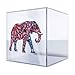 Decals Stickers Floral Elephant Elephas room Feng shui Tablet Laptop Waterproof Sports Bike 5 X 3,48 Inches Color