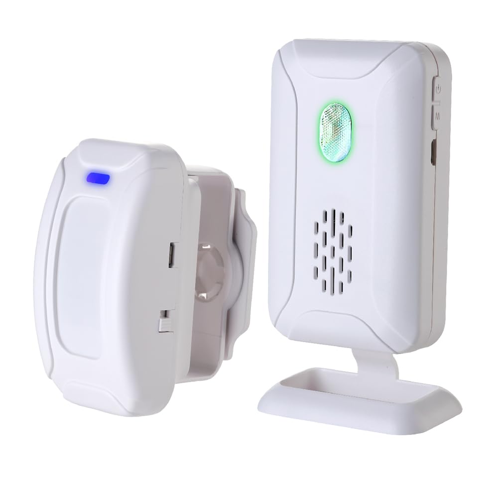 Wireless Motion Sensor Door Chime: Business Entry Doorbell Indoor Motion Detector Buzzer with Adjustable Volume