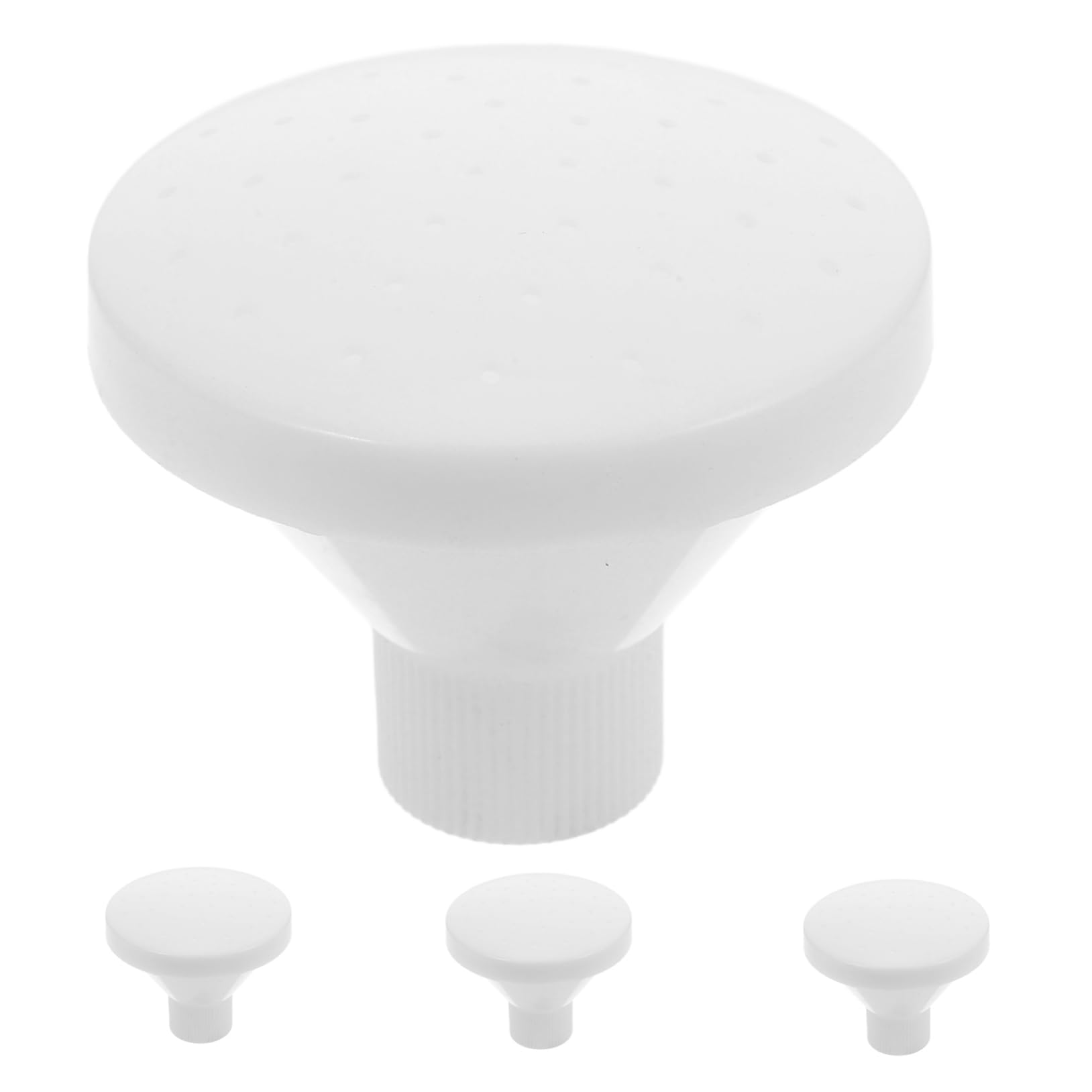 Mikikit 4pcs 24mm Replacement Sprinkler Heads Fit Watering Pails Plastic Watering Can Nozzle Sprinkler Head for Plants Easy Installation