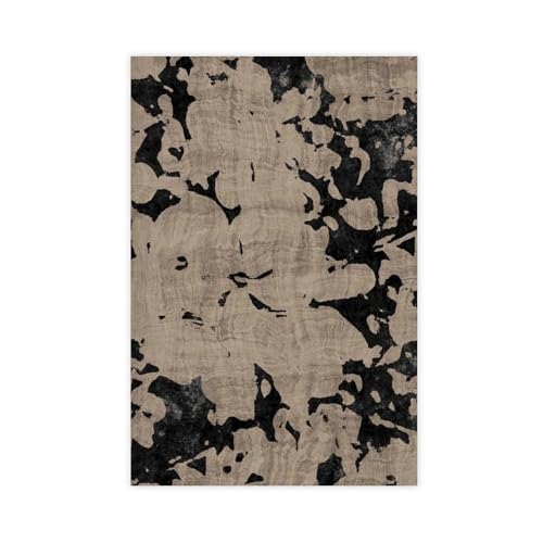 BFTIUTG Lienzo decorativo retro abstracto con tinta floral para decoración de pared, para sala de estar, dormitorio, 20 x 30 cm