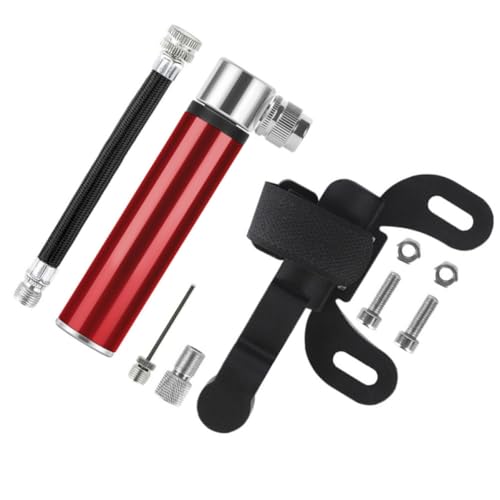Mini bomba manual de aluminio sin fugas de aire para bicicleta 5