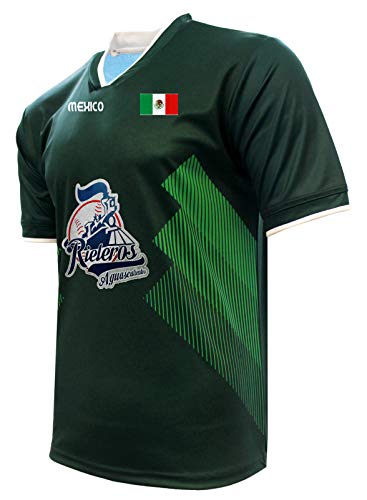Jersey Mexico Rieleros de Aguascalientes 100% Polyester Made in Mexico miniatura 2