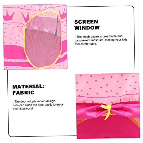 KOMBIUDA Kinder Tentje Kinder Tipi Tent Binnen Tenten Voor Kinderen Binnen Tentje Voor Kinderen Binnentent Voor Kinderen Kindertent Binnen Sluiter Deuren Baby Kinderkamer Kleding Stof - Afbeelding 7
