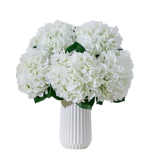 IUKnot 8PCS Hydrangea Artifiical Flowers