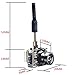 GOQOTOMO GD02 200mW 5.8GHz 37CH FPV Video Transmitter with Dipole Brass Antenna Ultra Micro AIO NTSC 600TVL Camera Combo for FPV Indoor Racing