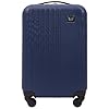 Travelers Club Cosmo Hardside Spinner Luggage, Navy Blue, Carry-On 20-Inch