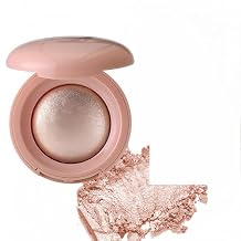 Baked Highlighter Buildable Lightweight Natural Look Baked Highlighter Powder Palette, Highlight Face for a Shimmery or Matte Finish Color 05