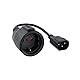 Adapter C14/M auf CEE7/H, 50 cm, verbindet elektrische Geräte mit verschiedenen Eingangs- und Ausgangsstandards, ideal für Zuhause und Büro
