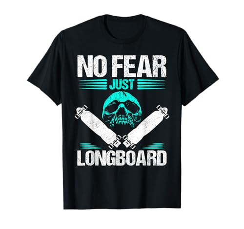 Patinador para Hombres y Mujeres Amantes del Longboard y Skateboard Camiseta