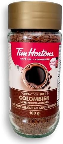 Tim Hortons Medium Roast Instant Coffee, 100% Colombian, 100g Jar - 5