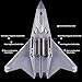 DAGIJIRD Simulation Alloy Aircraft Model 1:72 China Aircraft J-50 Fighter Jet Model