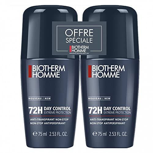 Biotherm Homme 72H Day Control Extreme Protection Non-Stop Anti-Perspirant Roll-On 2 x 75ml