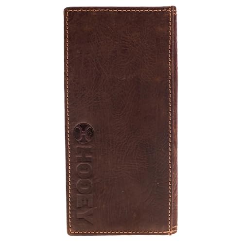 HOOEY Texican Texas Flag Inlay Rodeo Wallet (Brown/Red/White/Blue)2