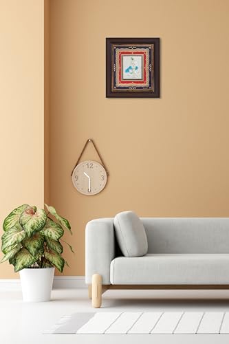 SHIJPIK 999 Pure Silver 12x11 inch Bal krishnaji Frame for Decor, God Frame in Silver, Perfect for Gifting or Storing in The Pooja Room, Office, or Home