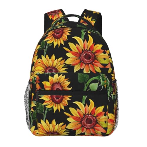 Sac à dos à bandoulière tournesols imperméable idéal pour vos balades et sorties