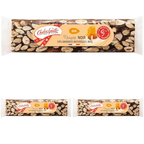 Chabert et Guillot Barre Nougat Noir 100gr (Lot de 3)