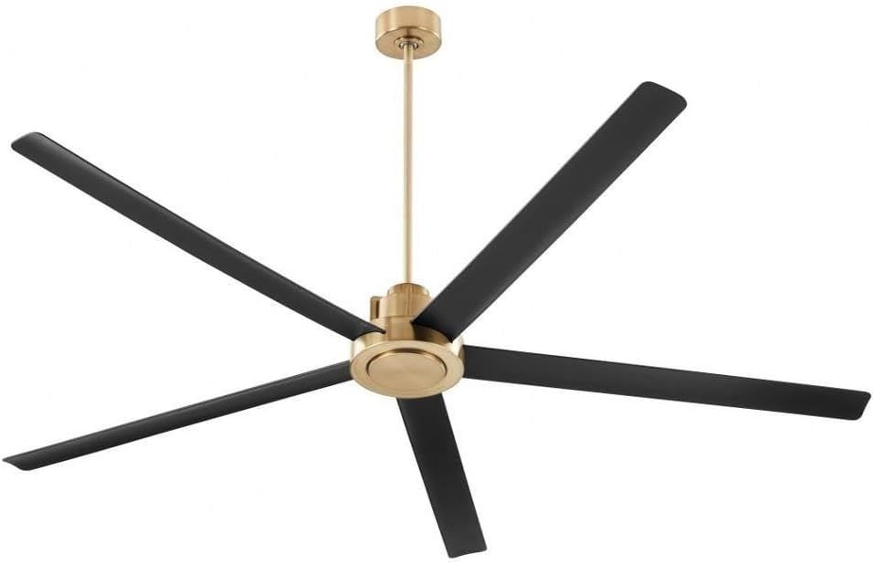 80805-8059 Revel 80" Ceiling Fan, Aged Brass