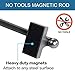H.VERSAILTEX 2 Pack Magnetic Curtain Rods for Metal Doors, 16 to 28 Inch, 1/2 Inch Diameter, Multi-Use Adjustable Appliances for French Doors Magnetic Cafe Curtain Rod(Pewter)