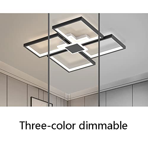 Plafonnier géométrique moderne au design épuré pour salon - 6