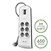 Belkin SurgeStrip - Regleta de protección contra sobretensiones de 6 vías con...