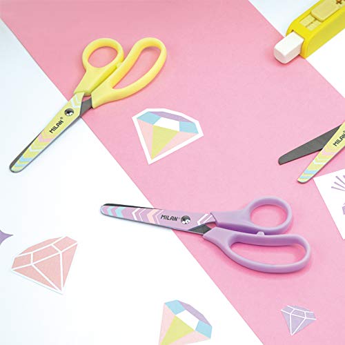 Blister Pack of Basic Pastel Sugar Diamond Lilac Scissors, Colour Lilac, Blíster 1 ud - Image 3