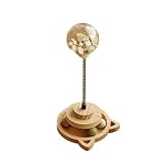 Cat Treat Ball Play Treat Dispenser Toy Catnip Roller Cats Slow Food Toy | Treat Dispenser, With Catnip, Roller Track Interactive, Solid Wood Feeder Ball，Slow Food Ball,Slow Treat Feeder - Image 6