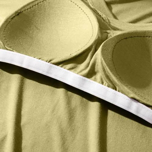 Sous-pull à enfiler pour femme : haut d'été léger à col V avec coques intégrées - 5