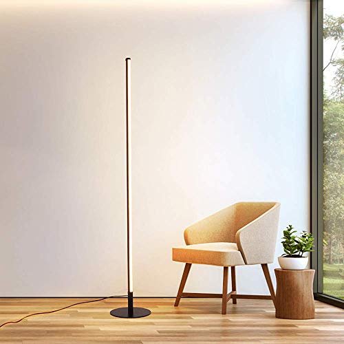 Lámpara de Pie Led 18W de 125cm con control remoto y tricolor 4