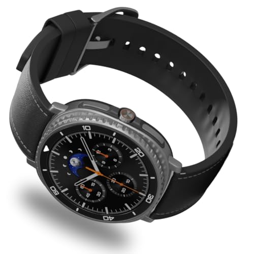 Image of Samsung Galaxy Watch 8 Classic | 46mm, Rotating Bezel | AI Smartwatch w / 1.34 inch AMOLED, Wi-Fi, Bluetooth, GPS Fitness Tracker, IP68 | International Latin Model (No Warranty) L500 | w /Charger Cube,
