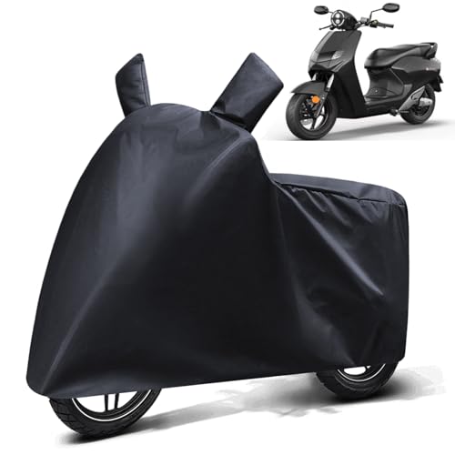 Image of FABTEC Waterproof Scooty Body Cover Compatible with Bounce Infinity E1, A1 (Black)