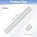 M METERXITY 2-Pack Round Aluminum Rod, 12mm (1/2