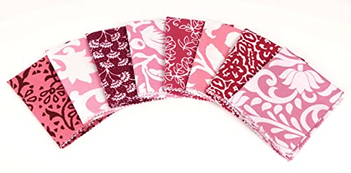 Tissu de patte rose en coton pré-coupé Soimoi pour patchwork de vos plaids - 7