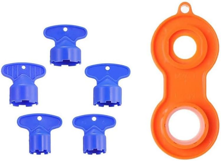 6 Pieces Faucet Aerator Key Removal Wrench Tool Set 5 Sizes M16.5