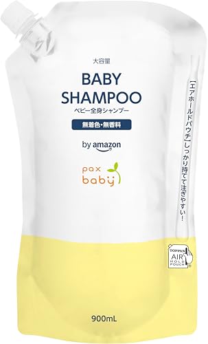 by Amazon パックスベビー 全身シャンプー 泡タイプ 詰替用 900ml
