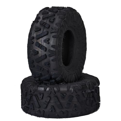 Image of TUFFIOM 19x7-8 ATV Tires Set of 2 for All Terrains, Mud Sand Off-road ATV UTV Tire for Trail Vehicles and Golf Carts, 6 PR, Deep Tread, Tubeless