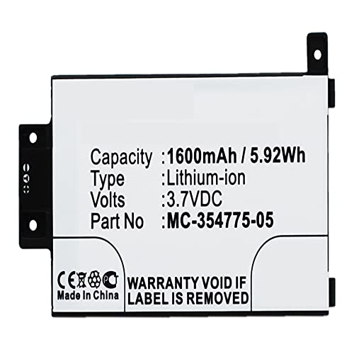 Batería para DP75SDI K Pa-White 2013 K Pa-White 6 2015 Pa-White 6 Gen K Touch 3G 6" 2013 Touch 6" 2013 58-000049 MC-354775-05 S13-R1-D S13-R1-S 3.7V 135 0 mAh Cover