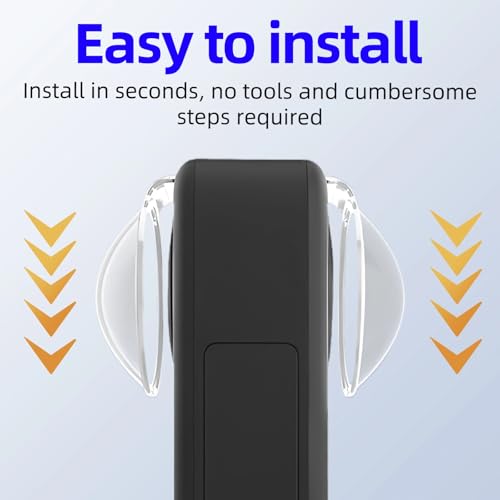 Image of Yantralay Lens Guard Compatible with DJI Osmo 360 Camera - Waterproof Dustproof Snap-On Lens Protective Cover, Easy Installation, Osm o Action 360 Accessories