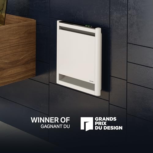 Stelpro SORB2002WCW High-End Fan Heater, 2000W, 240 volts, 12 11/16" x 15 11/16", Controlled via Wall Thermostat (sold separately), ORLEANS Series - Fast Temperature Rise, Stylish and Compact, White by Stelpro - Used condition - Image 5