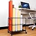 Erordna Blueprint Storage Rack Cart - 20 Slots Metal Blueprint Holder with Double-Layer Grids Ensures Secure, Non-Slip Storage, Organizing Posters, Architectural Plans, and Artwork Stably. (20 Slots)
