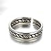 Produktbild PRAK Damen 925 Sterling Silber Verstellbar Ringe,Vintage Mode Ring Twist Seil-Kette Modelle Öffnen Ring Für Männer Und Frauen Am Abend Kleider Luxus Und Schönheit Hochzeit Sekt