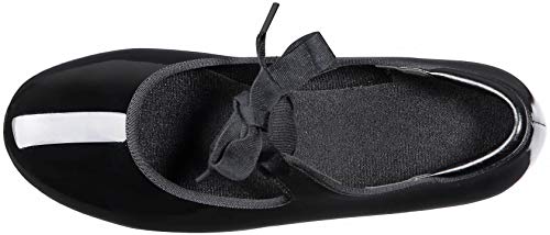 Linodes Leather/Patent Tap Shoe For Girls And Boys (Toddler/Little Kid/Big Kid)-Black-13M-Little Kid #TOP6