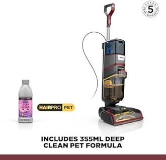 Shark CarpetXpert HairPro Pet Carpet Cleaner with Anti-Clog, Anti-Clump, Anti-Tangle, Removes Stains & Odours from Carpets & Rugs, Includes Deep Clean Pet Formula, 1000W, EX220UK