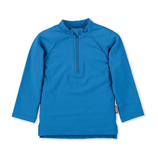 Sterntaler Langarm-schwimmshirt Camisa Rash Guard, Azul, Small para Bebés