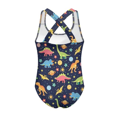 Image of Girls One Piece Swimsuit Teens Cross Back Summer Beach Wear for 5-14Y