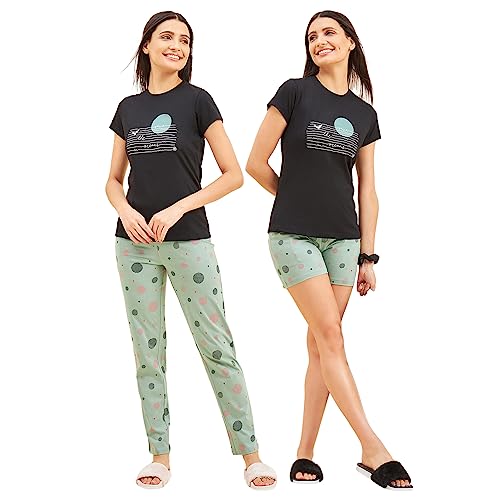 Image of Sweet Dreams OCW-3054 Bossa NOVA Green Pyjama Set